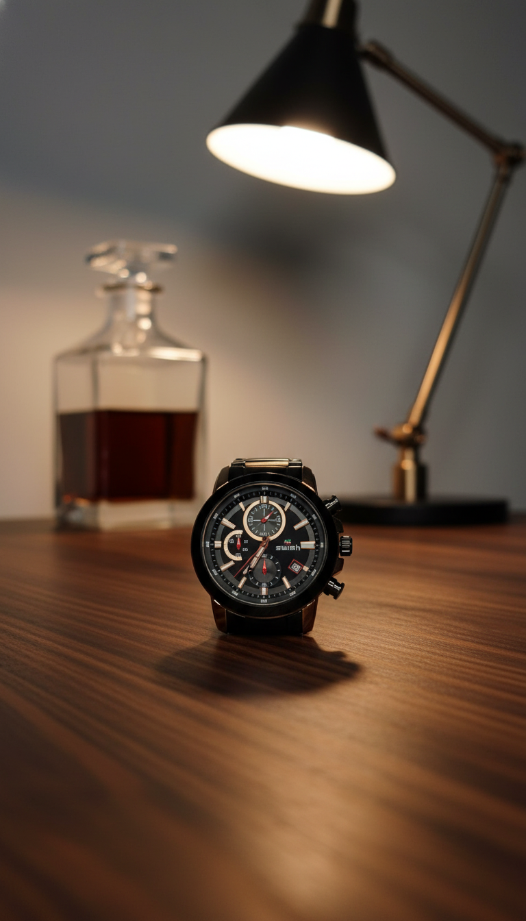 SWISH Men Sports Chronograph Quartz Wristwatch Waterproof Relogio Masculino